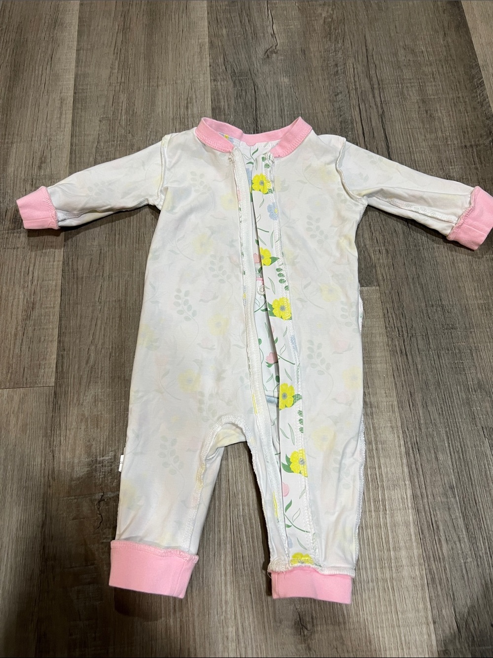 Cecil and Lou Button Butt Flap zip up pajamas size 6M - Picture 4 of 6
